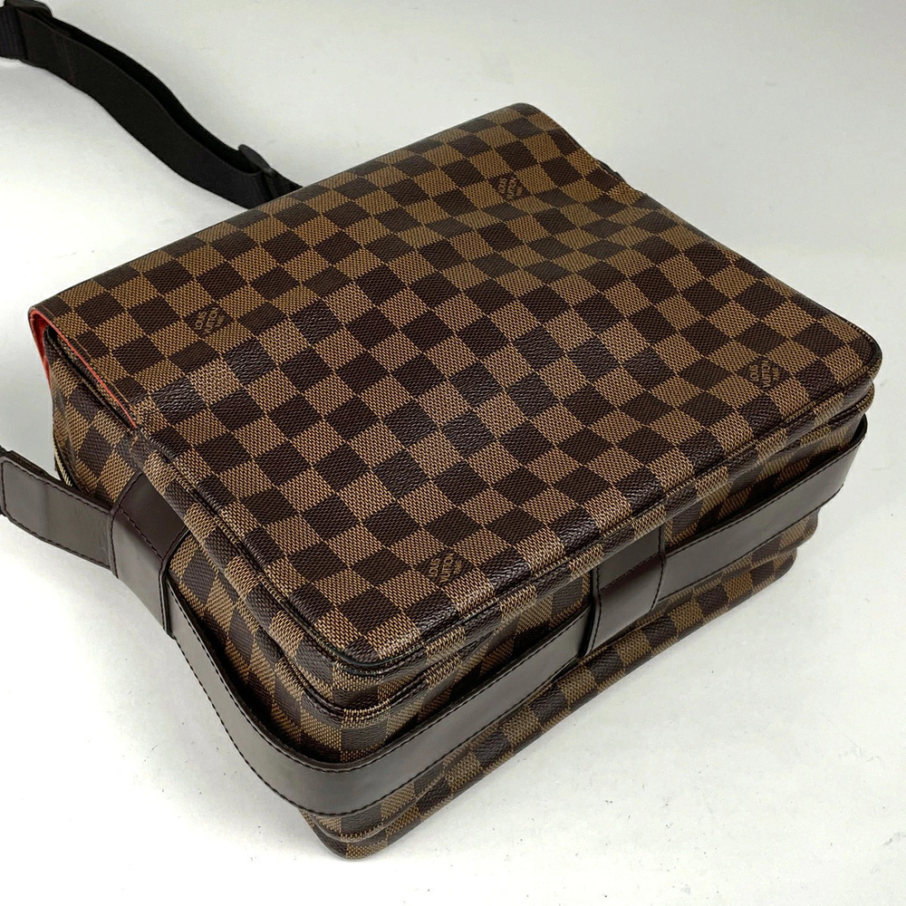Louis Vuitton Bag Crossbody Shoulder Damier Naviglio Brown